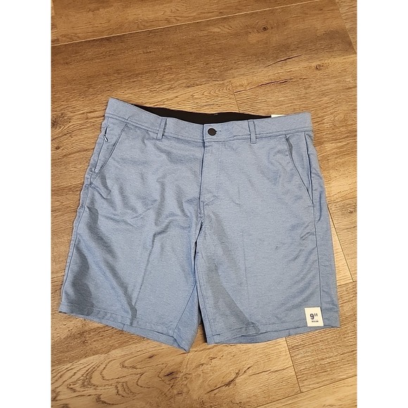 George Other - Sz‎ 38 Mens Storm Blue Heather George Commuter Shorts 9" inseam
